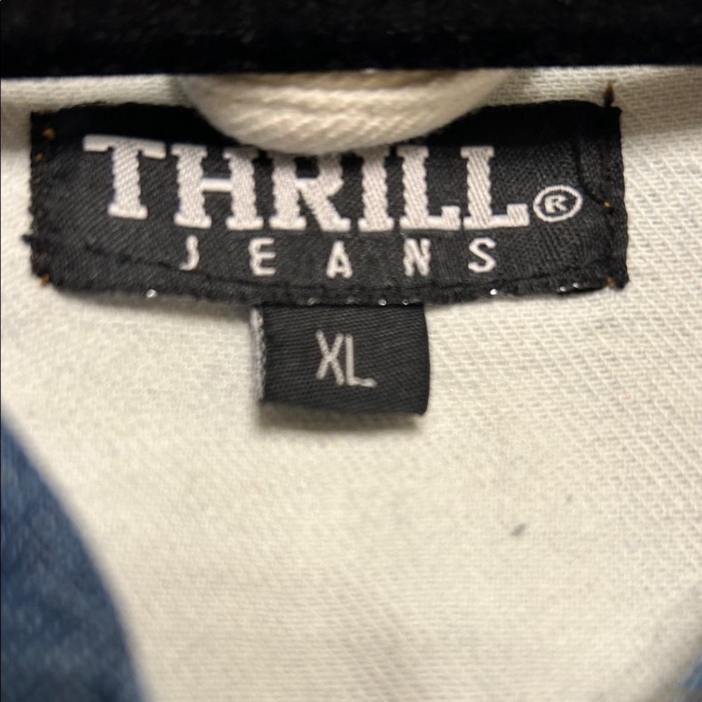 Thrill Patchwork Denim Cropped Jacket - image 4